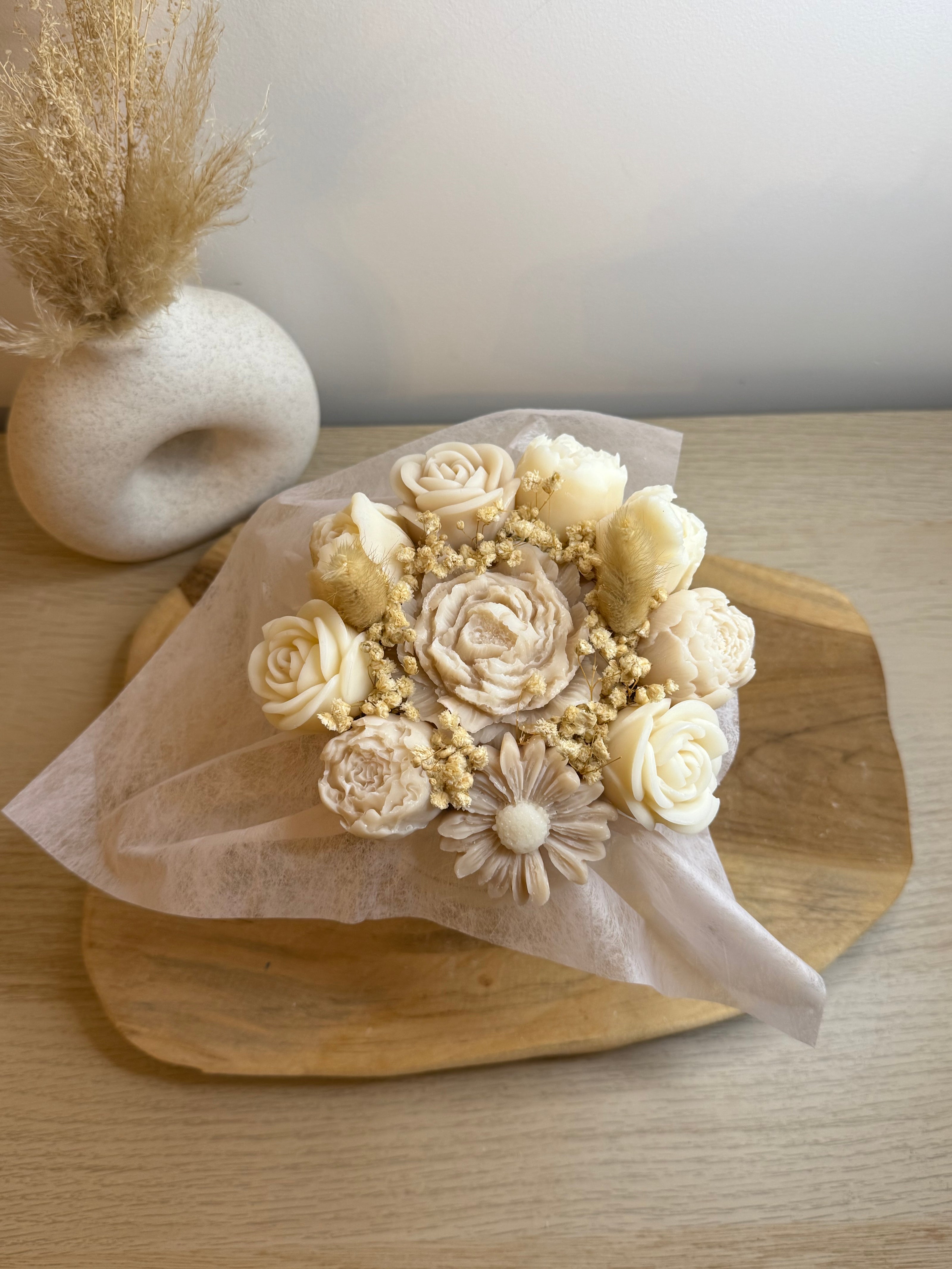 Bouquet de cire — Macaron Vanille 250g