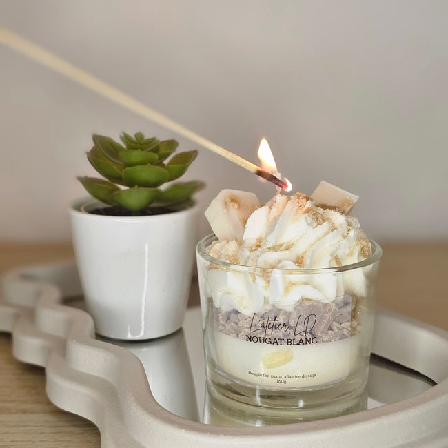 Bougie — Nougat Blanc 160g