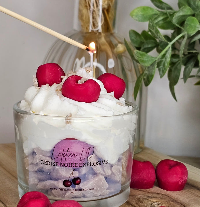 Bougie — Cerise Noire Explosive 130g