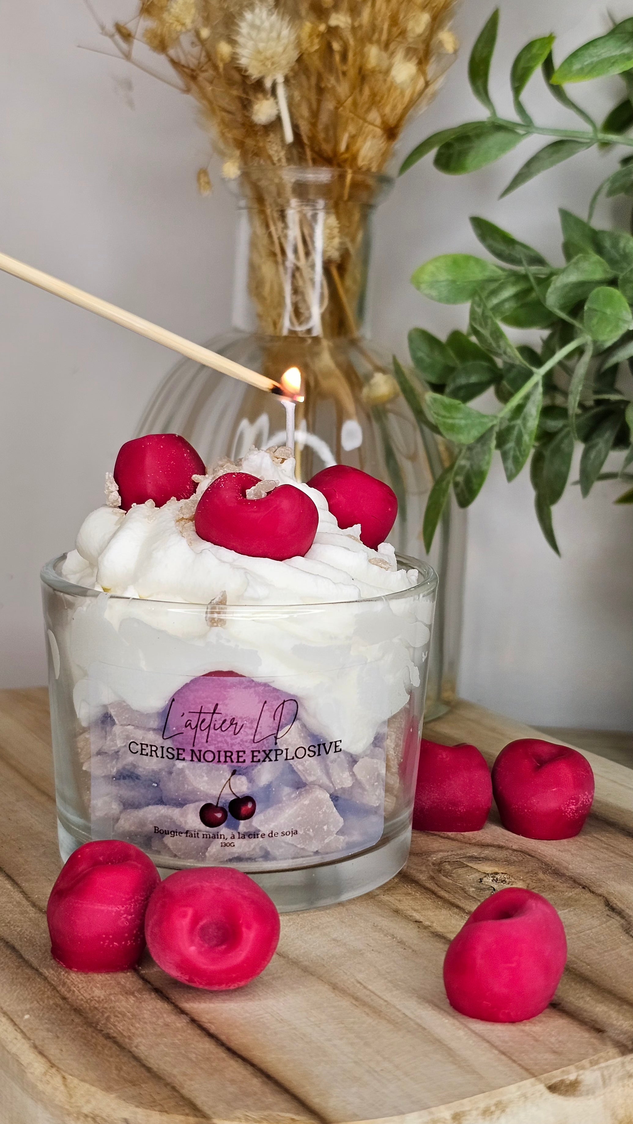 Bougie — Cerise Noire Explosive 130g