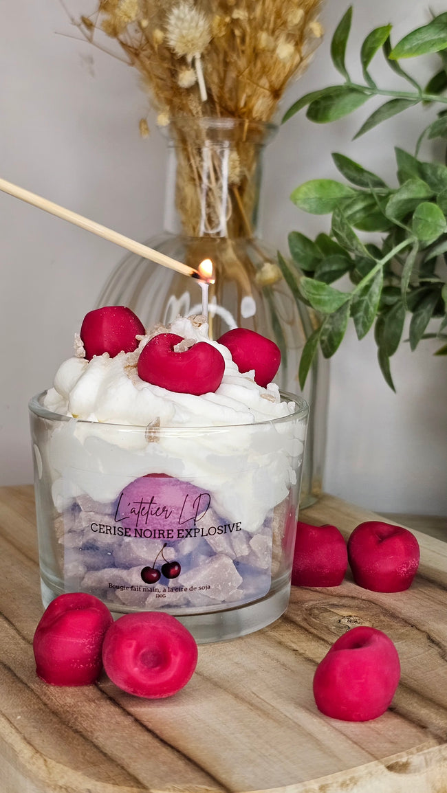 Bougie — Cerise Noire Explosive 130g