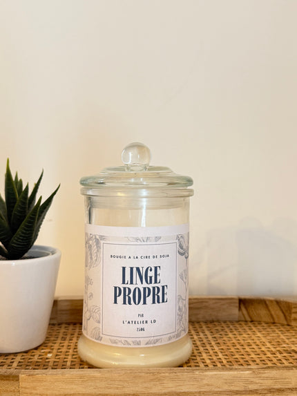 Bougie - Linge propre 250g