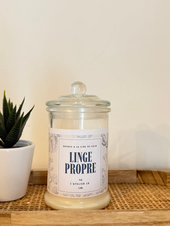 Bougie - Linge propre 250g