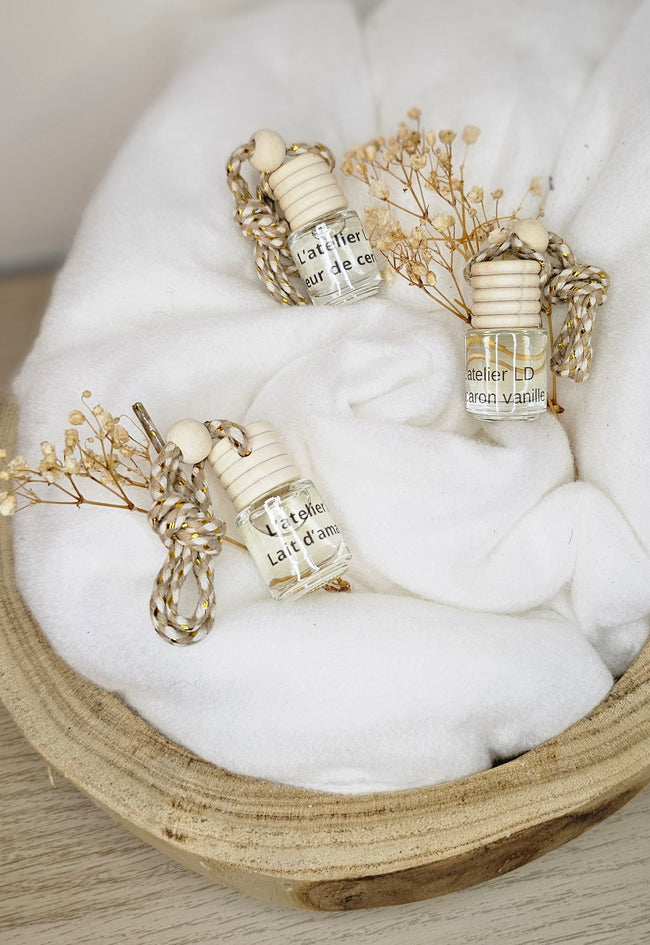 Diffuseur voiture — Macaron vanille 8ml