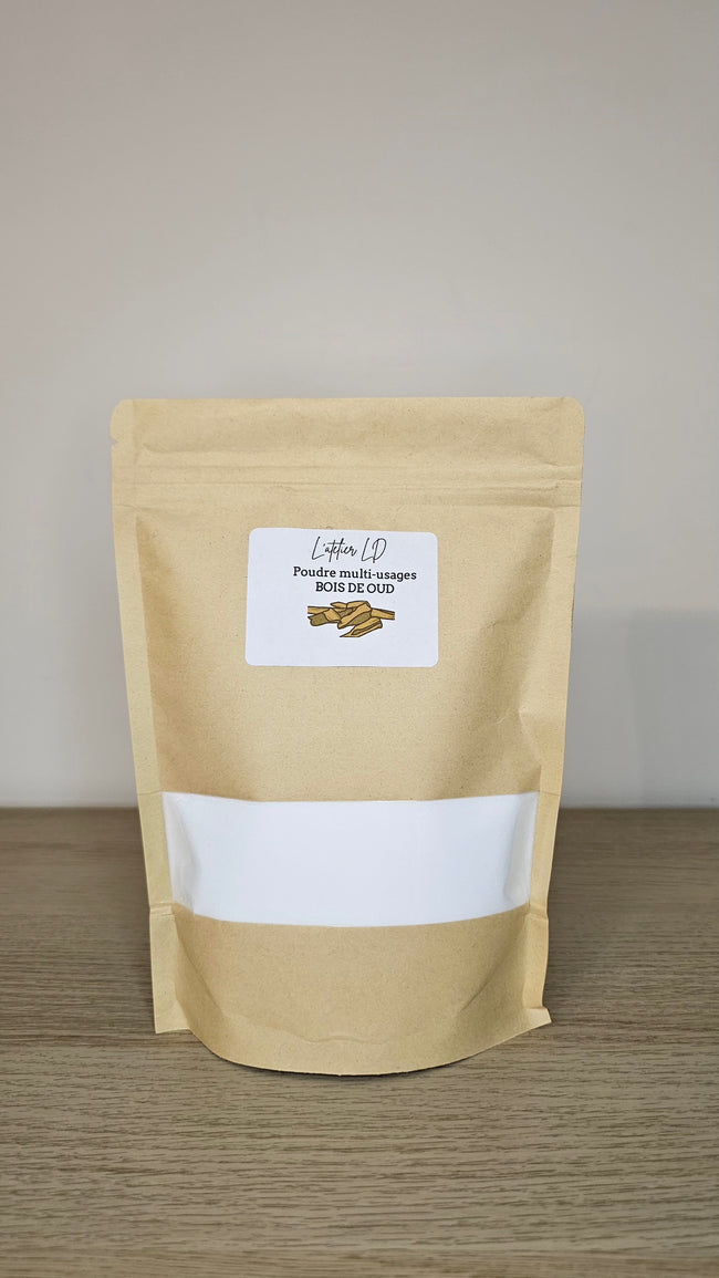 Poudre Parfumée Multi-Usage – Bois de Oud 250g