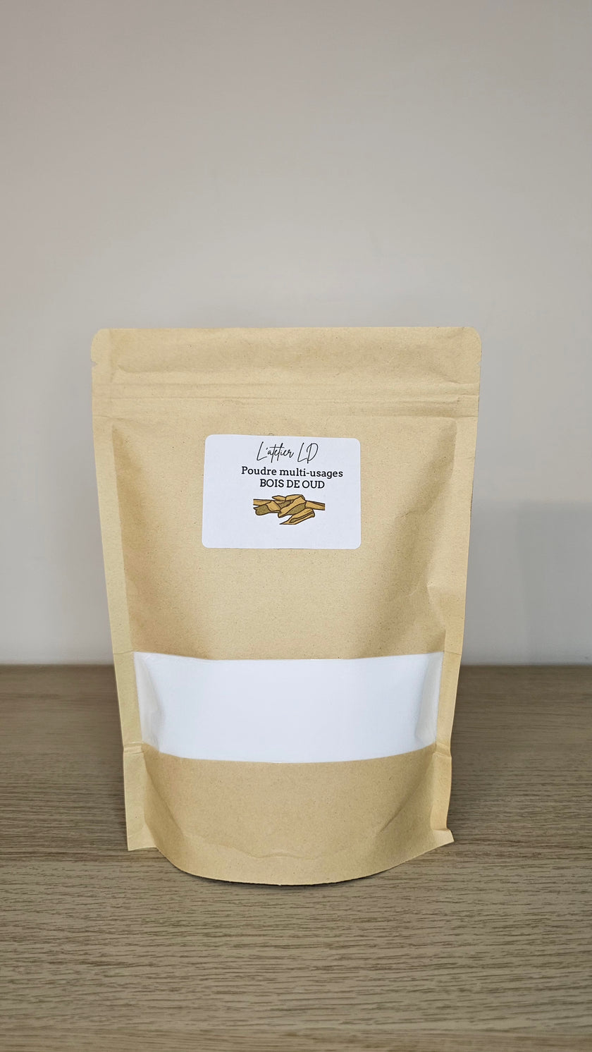 Poudre parfumée multi-usage — Bois de oud 100g