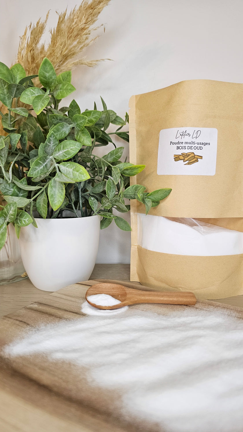 Poudre parfumée multi-usage — Bois de oud 100g